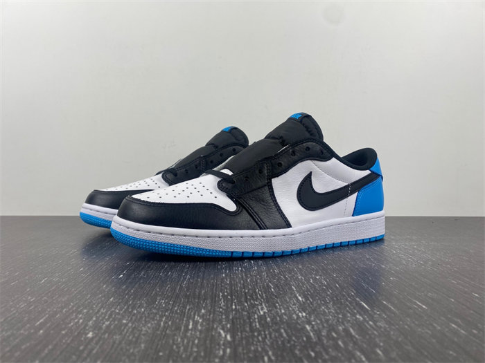 Jordan 1 Retro Low OG Black Dark Powder Blue CZ0790-104