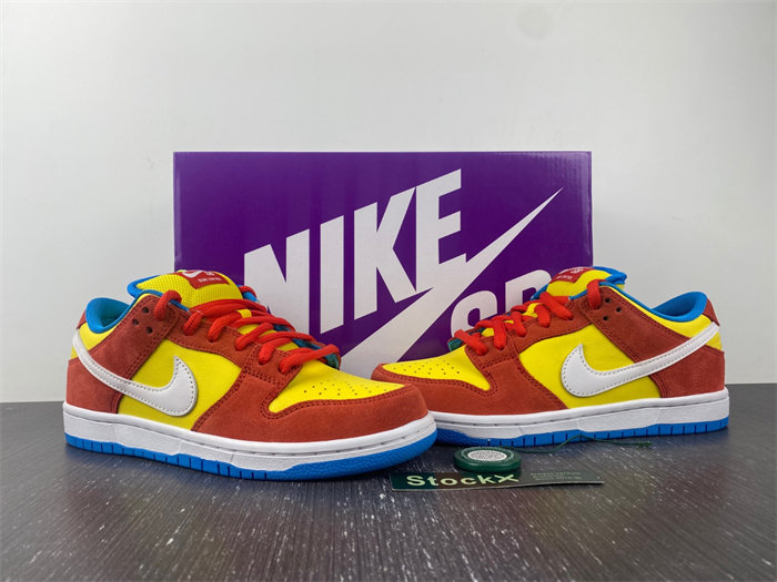 nike sb dunk low pro bart simpson bq6817-602