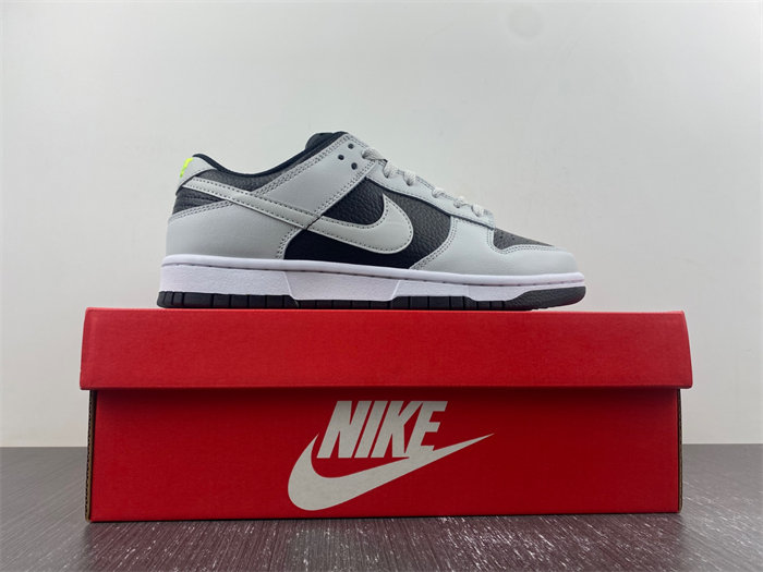 nike dunk low grey panda volt fd9756-001