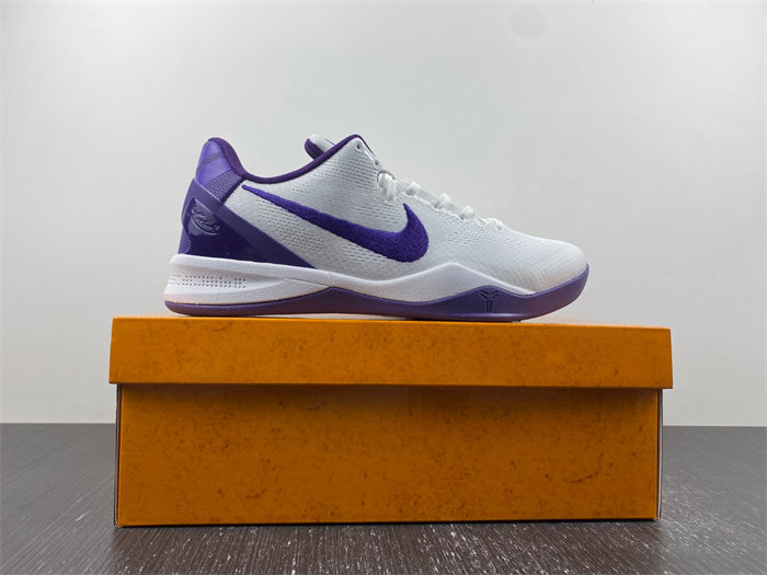 nike kobe 8 protro “white court purple” fq3549-100