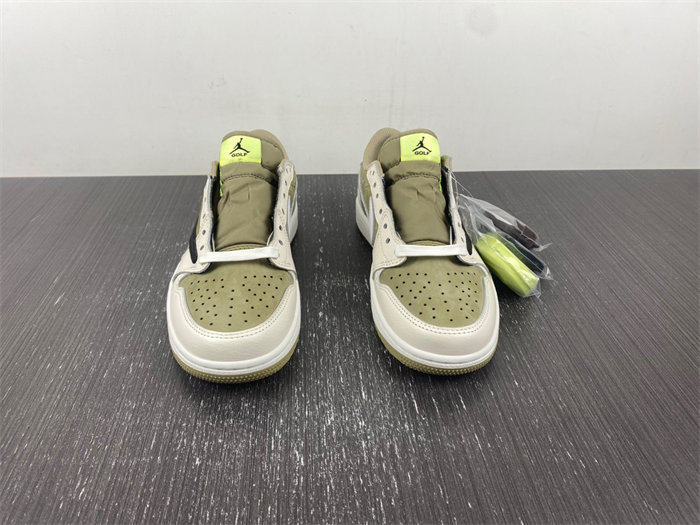 Jordan 1 Retro Low Golf Travis Scott Neutral Olive FZ3124-200