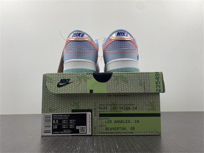 Nike Dunk Low Union Passport Pack Argon DJ9649-400