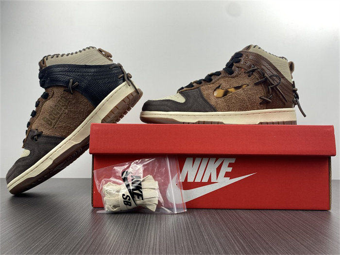 nike dunk high bodega legend fauna brown cz8125-200