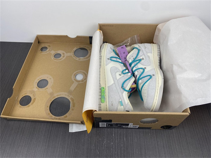 nike dunk low off-white lot 9 dm1602-109