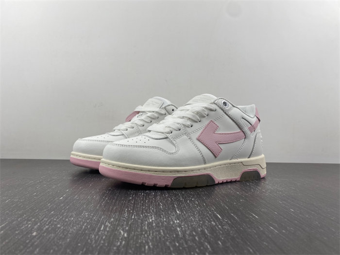 off-white out of office ooo low tops white light pink owia259f21lea0010130