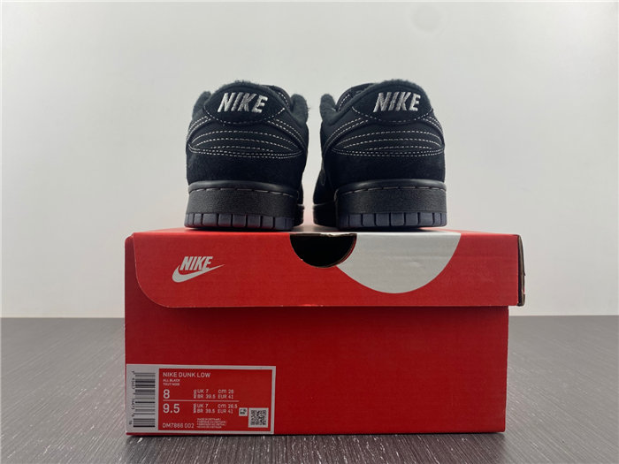 nike sb dunk low og black dm7866-001