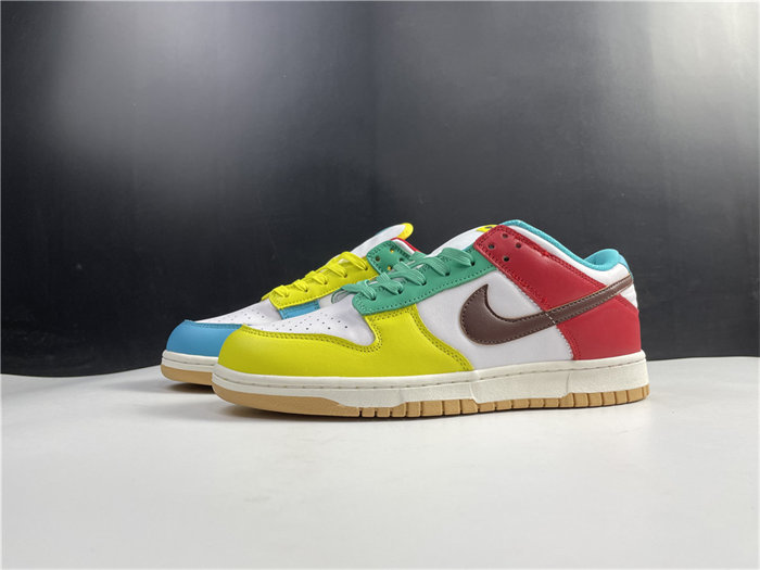 nike dunk low free 99 white dh0952-100