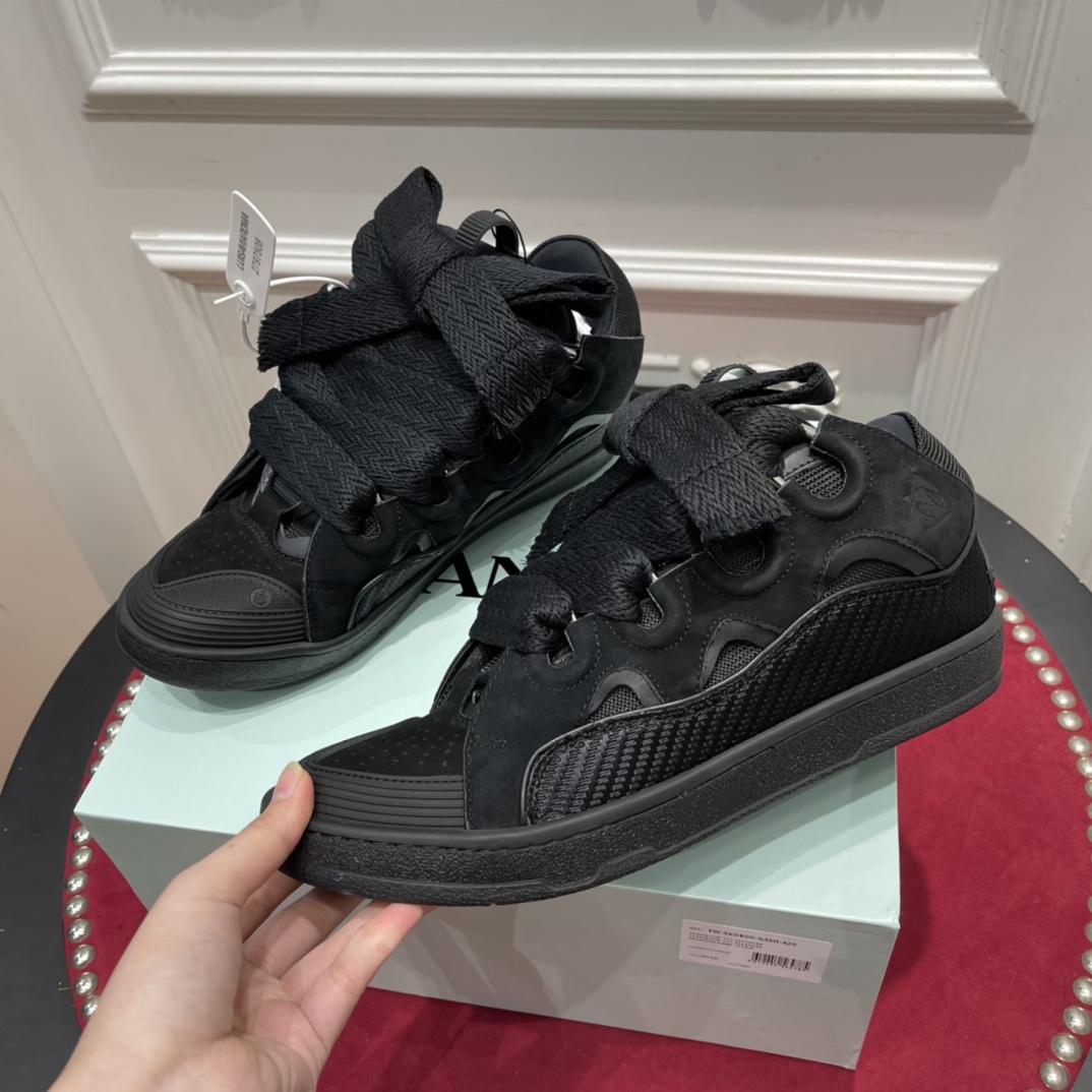 Lanvin Curb Sneaker All Black