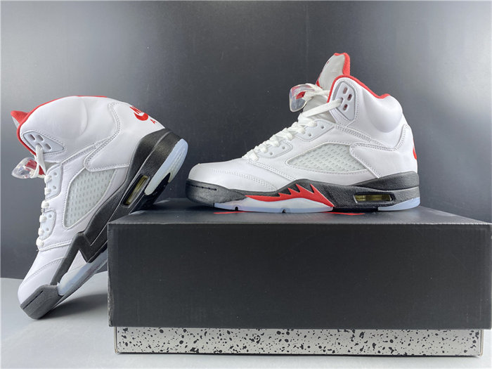 jordan5 fire red silver tongue da1911-102