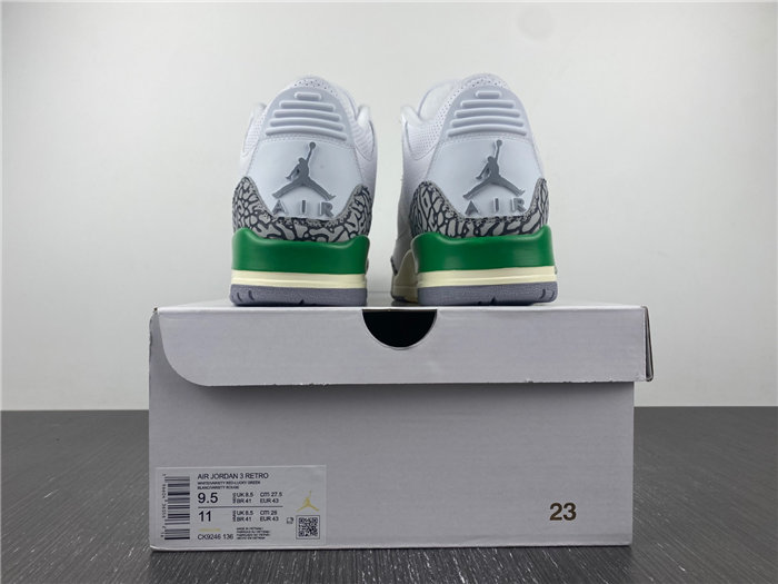 jordan 3 retro lucky green ck9246-136