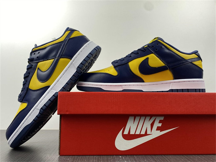 nike dunk low michigan dd1391-700