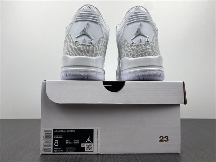 jordan3 pure white 429487-111