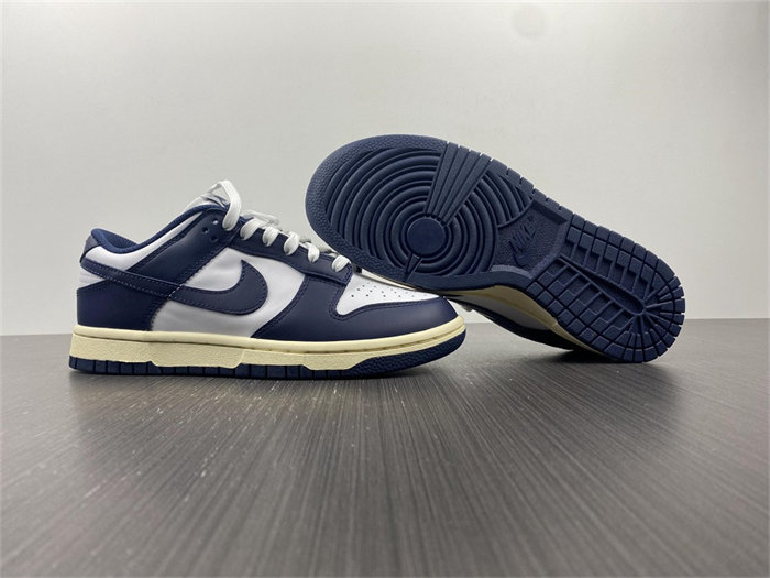 nike dunk low vintage navy dd1503-115