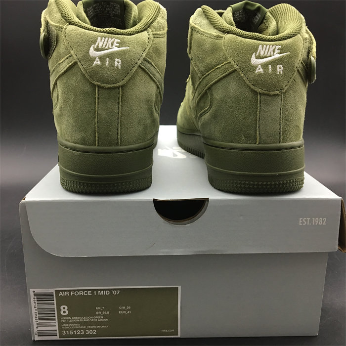 nike air force 1 mid legion green 315123-302