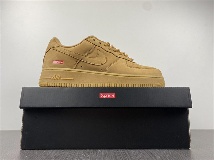 nike air force 1 low sp supreme wheat dn1555-200