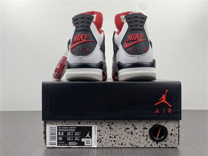 Jordan 4 Retro "Fire Red DC7770-160