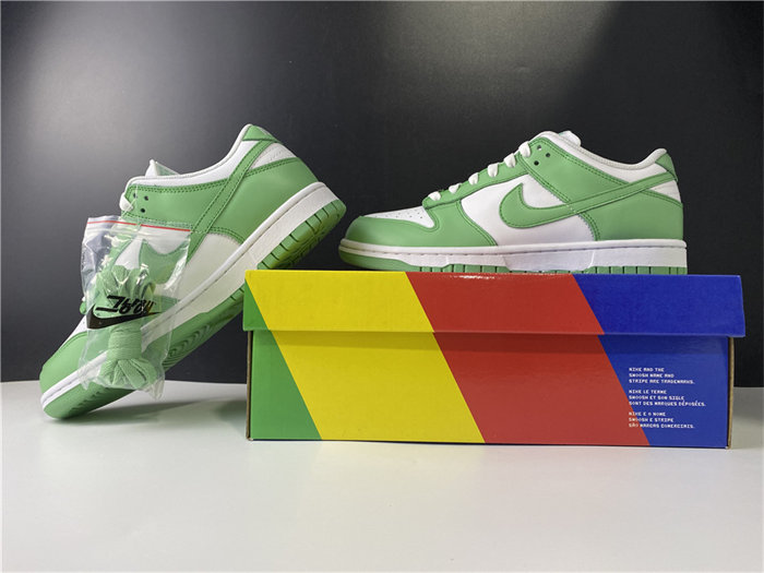 nike sb dunk low green tender powder cu1726-188