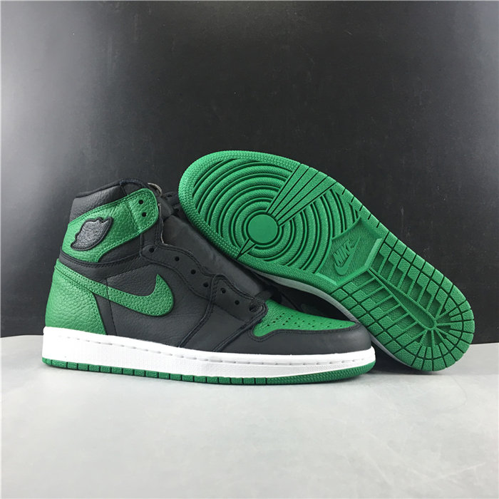 jordan1 retro pine green black 555088-030