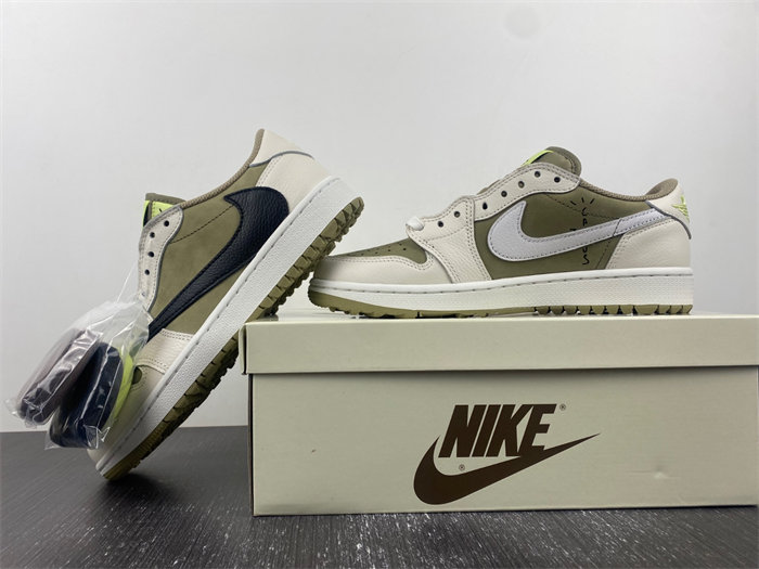 jordan 1 retro low golf travis scott neutral olive fz3124-200