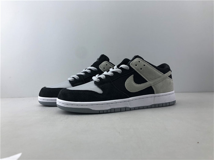 nike sb zoom dunk low pro black wolf grey white 854866-001