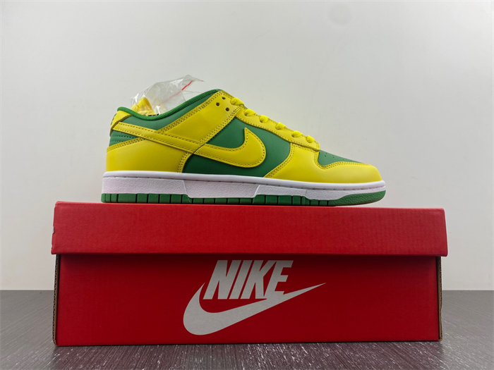 nike dunk low retro reverse brazil dv0833-300