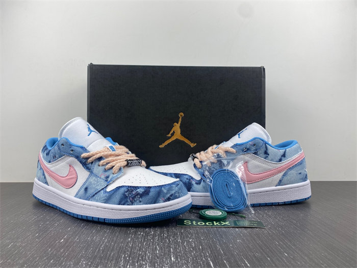 jordan 1 low washed denim dm8947-100