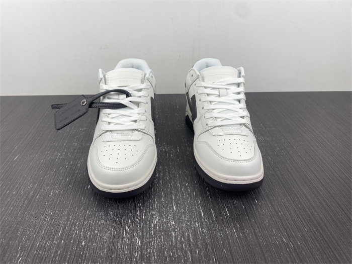 OFF-WHITE Out Of Office OOO 30 MM Low Tops Black White Blue OMIA189C99LEA0010110
