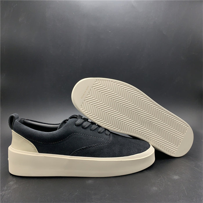 fear of god 101 low top vintage black suede