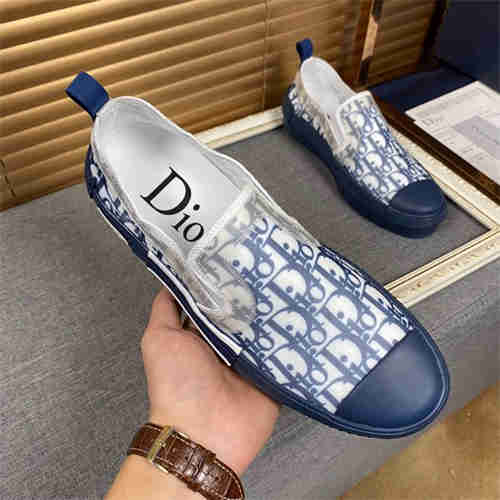 DR B23 LOW TOP OBLIQUE SNEAKER BLUE