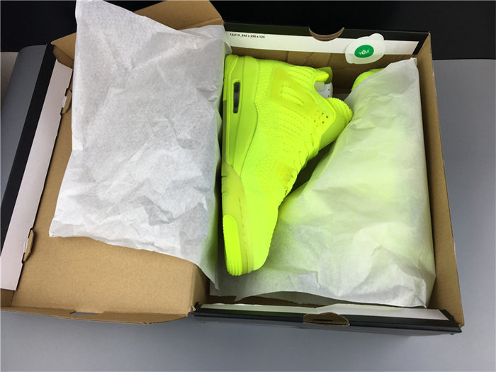 jordan 4 retro flyknit volt aq3559-700