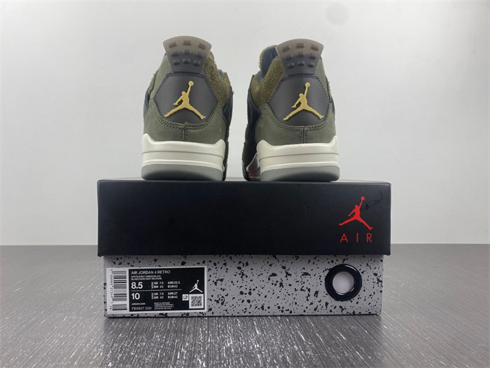 jordan 4 retro se craft medium olive fb9927-200