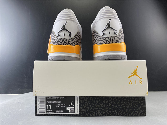 Jordan3 Laser Orange CK9246-108