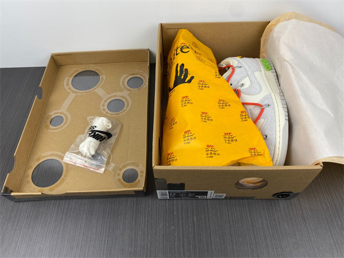 nike dunk low off-white lot 13 dj0950-110