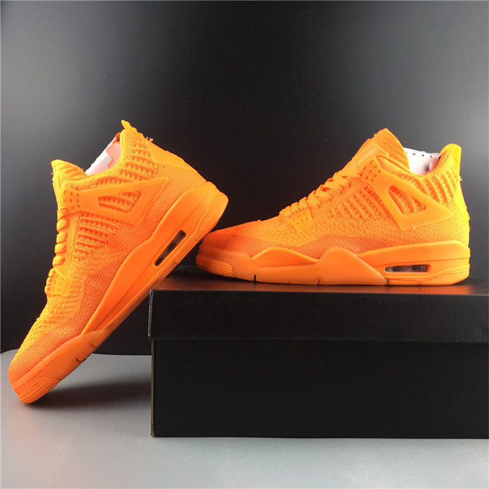 jordan 4 retro flyknit orange aq3559-800