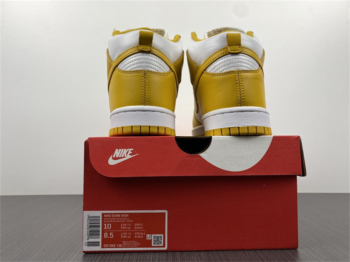 nike dunk high dark sulfur dd1869-106