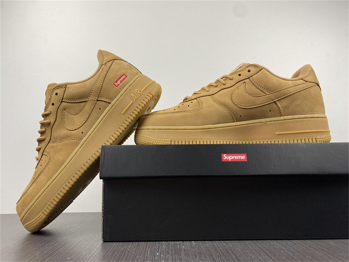 nike air force 1 low sp supreme wheat dn1555-200