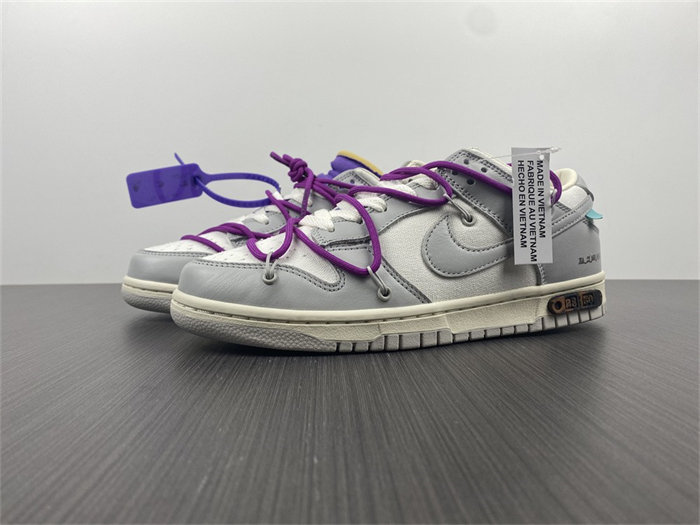 nike dunk low off-white lot 28 dm1602-111