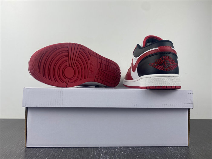 jordan 1 low reverse black toe dc0774-160