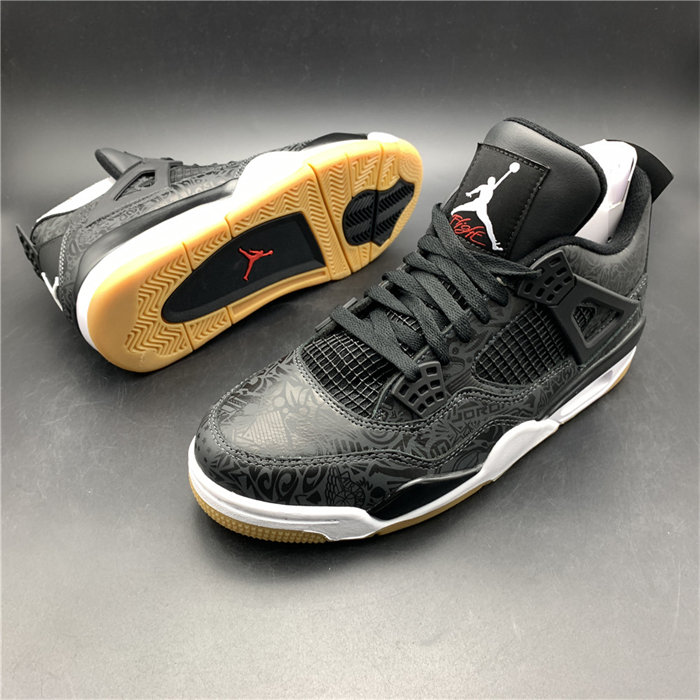 jordan 4 retro laser black gum ci1184-001