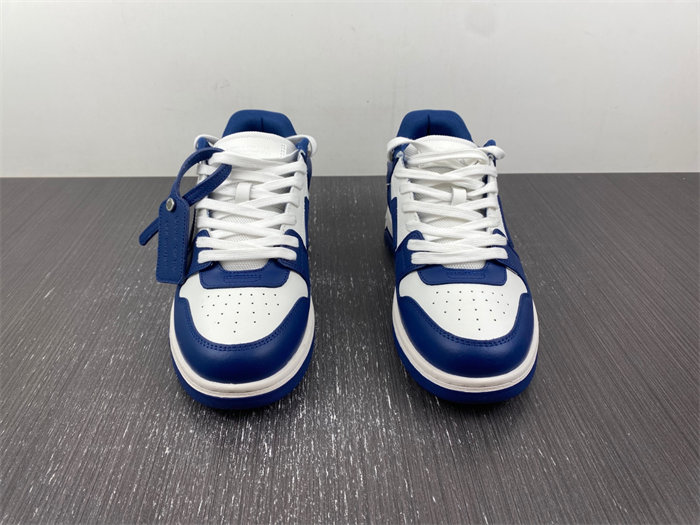 off-white out of office "ooo" low tops dark blue white omia189s22lea0010142