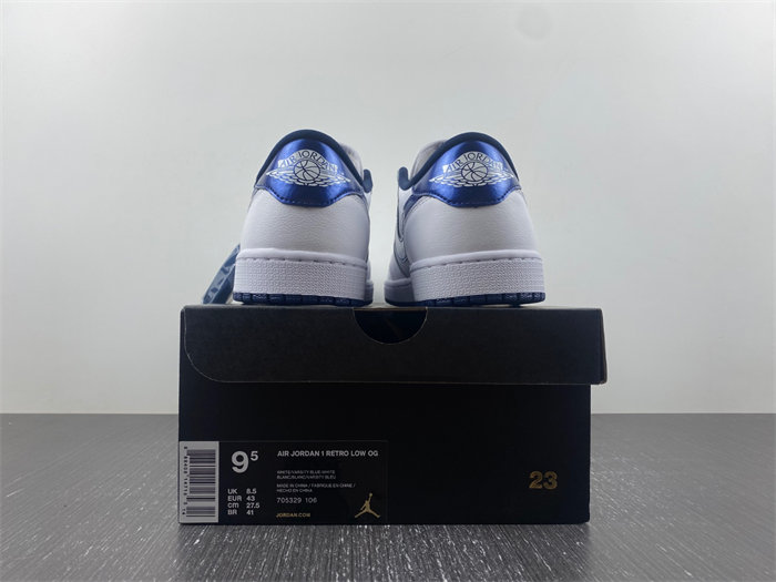 Jordan 1 Retro Low Metallic Blue 705329-106