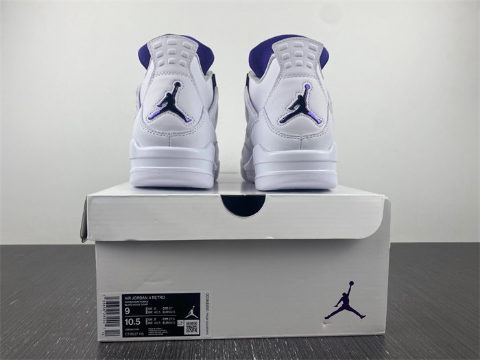 jordan4 retro metallic purple ct8527-115