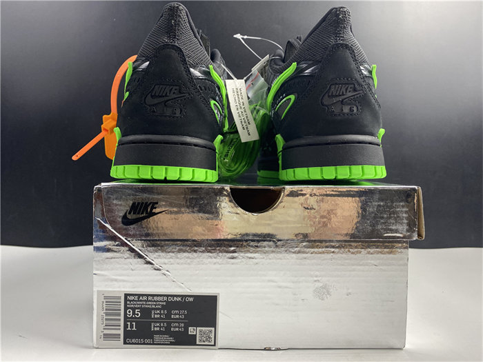 Nike Air Rubber Dunk Off-White Green Strike CU6015-001