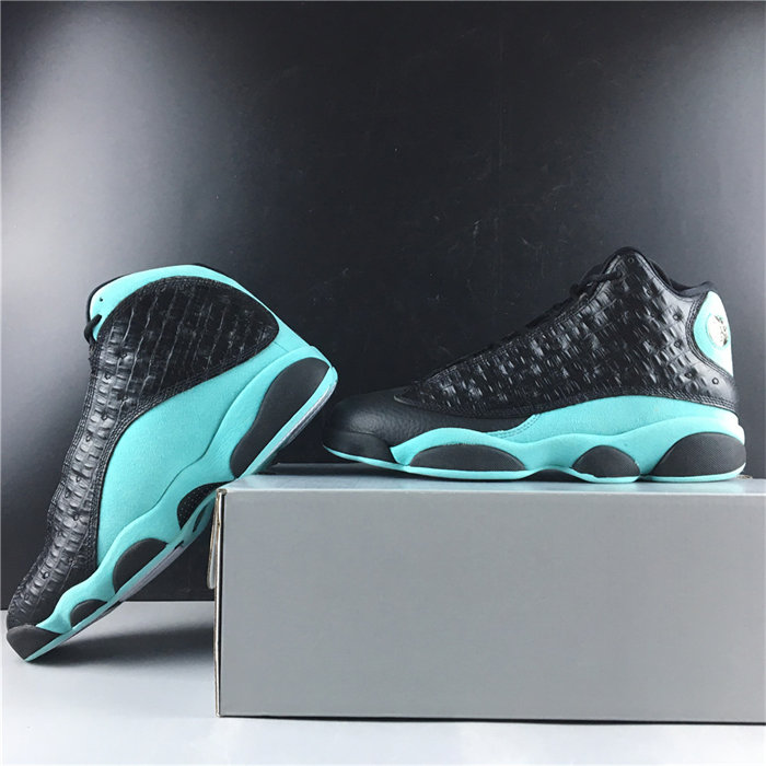 jordan 13 retro black island green 414571-030