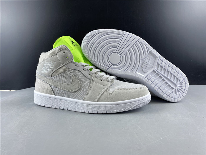 jordan1 mid vast grey ghost green cv3018-001