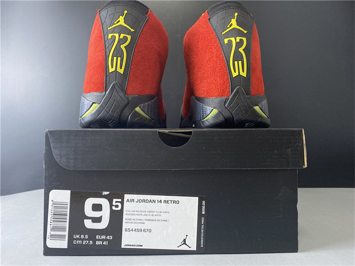 jordan 14 retro challenge red 654459-670