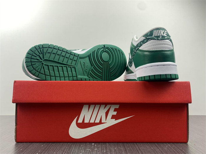 nike dunk low essential paisley pack green dh4401-102