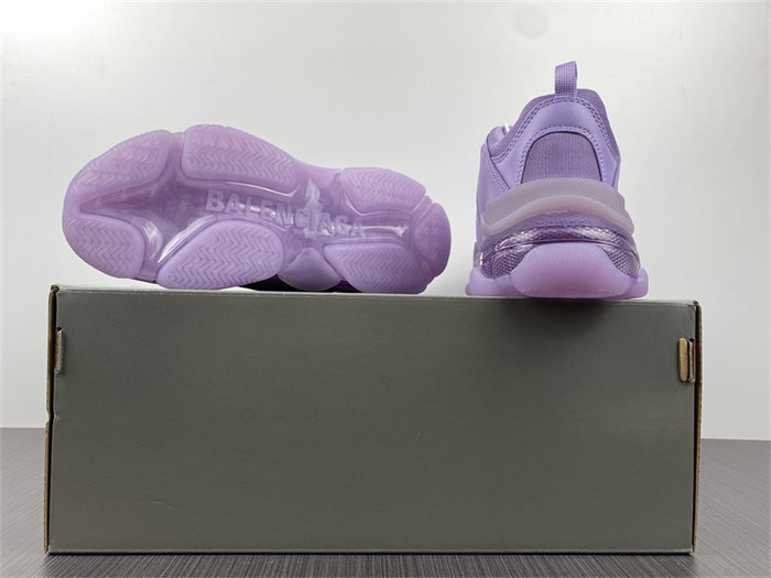 blcg triple s clear sole purple 544351 w2ga1 5890