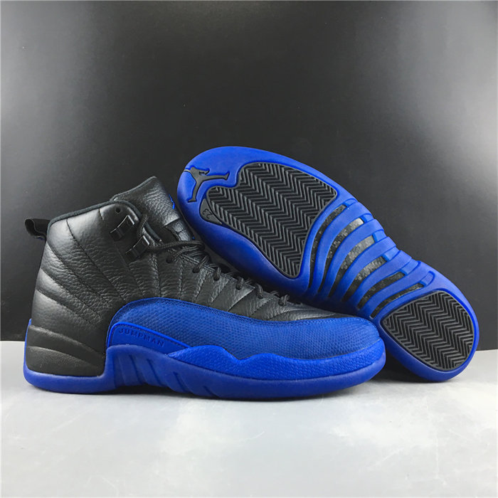 jordan 12 retro black game royal 130690-014