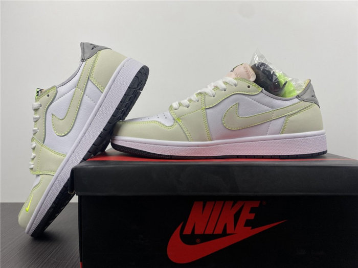 jordan1 white ghost green black dm7837-10r